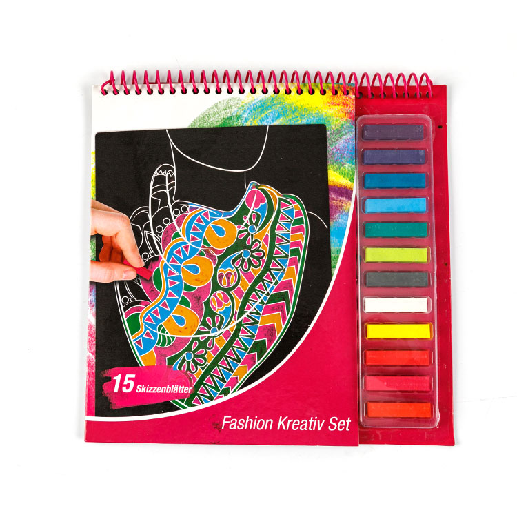 Sketch Book – Spiral Book with Crayon NK